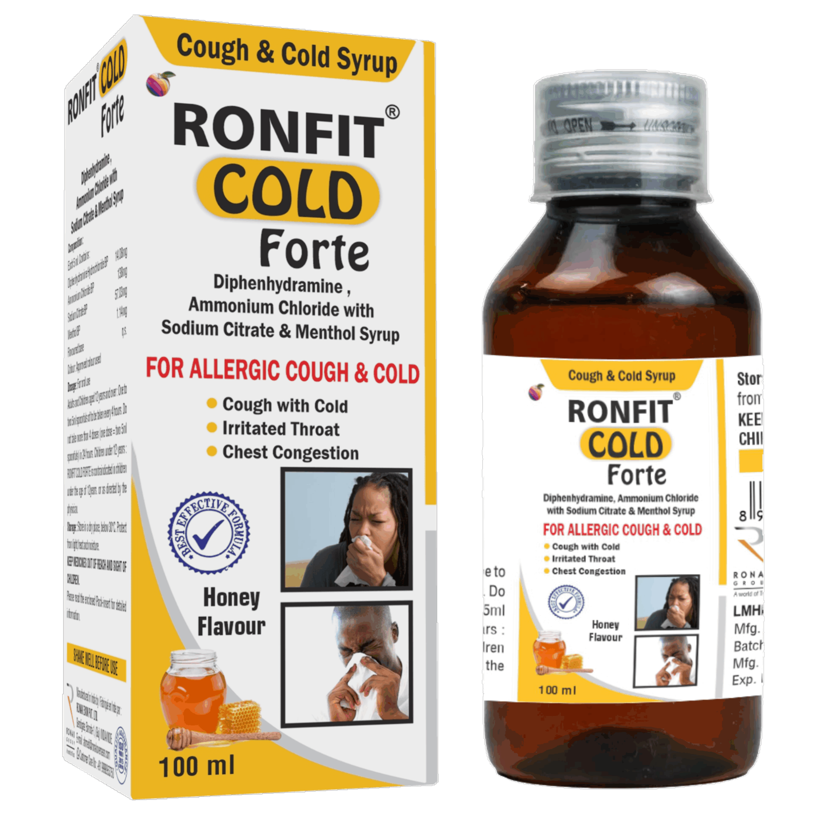 RONFIT COLD FORTE Syrup pack