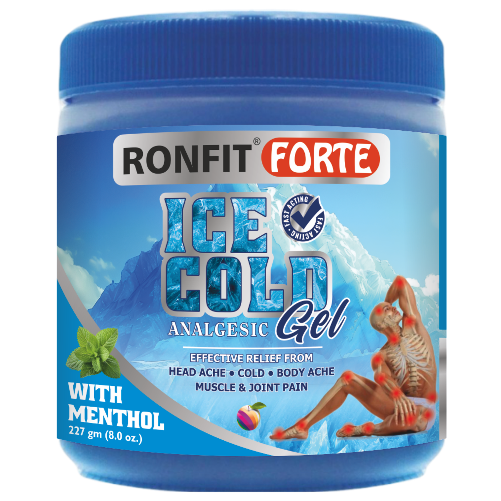 RONFIT FORTE ICE COLD Gel with Menthol pack