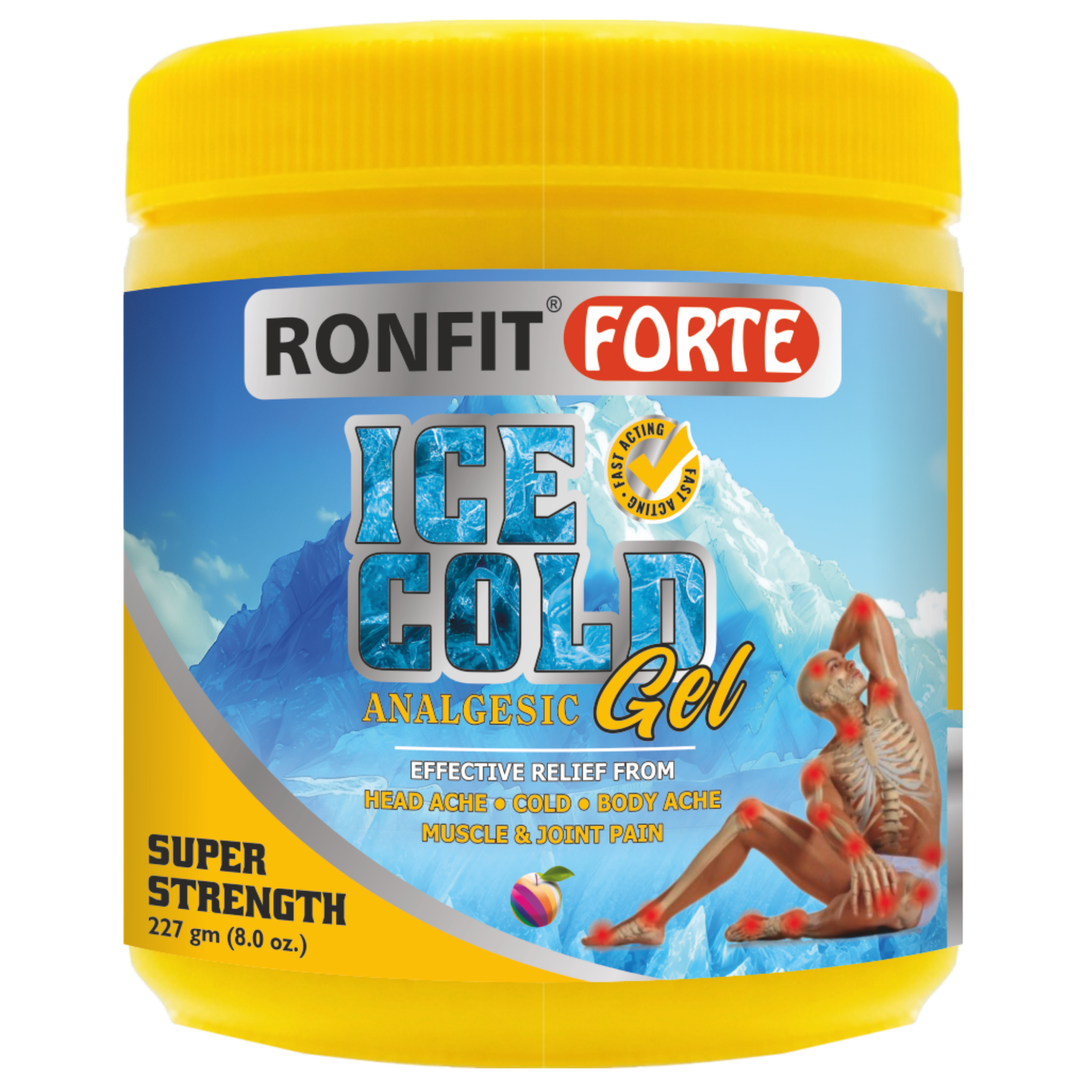 RONFIT FORTE ICE COLD Gel Super Strength pack