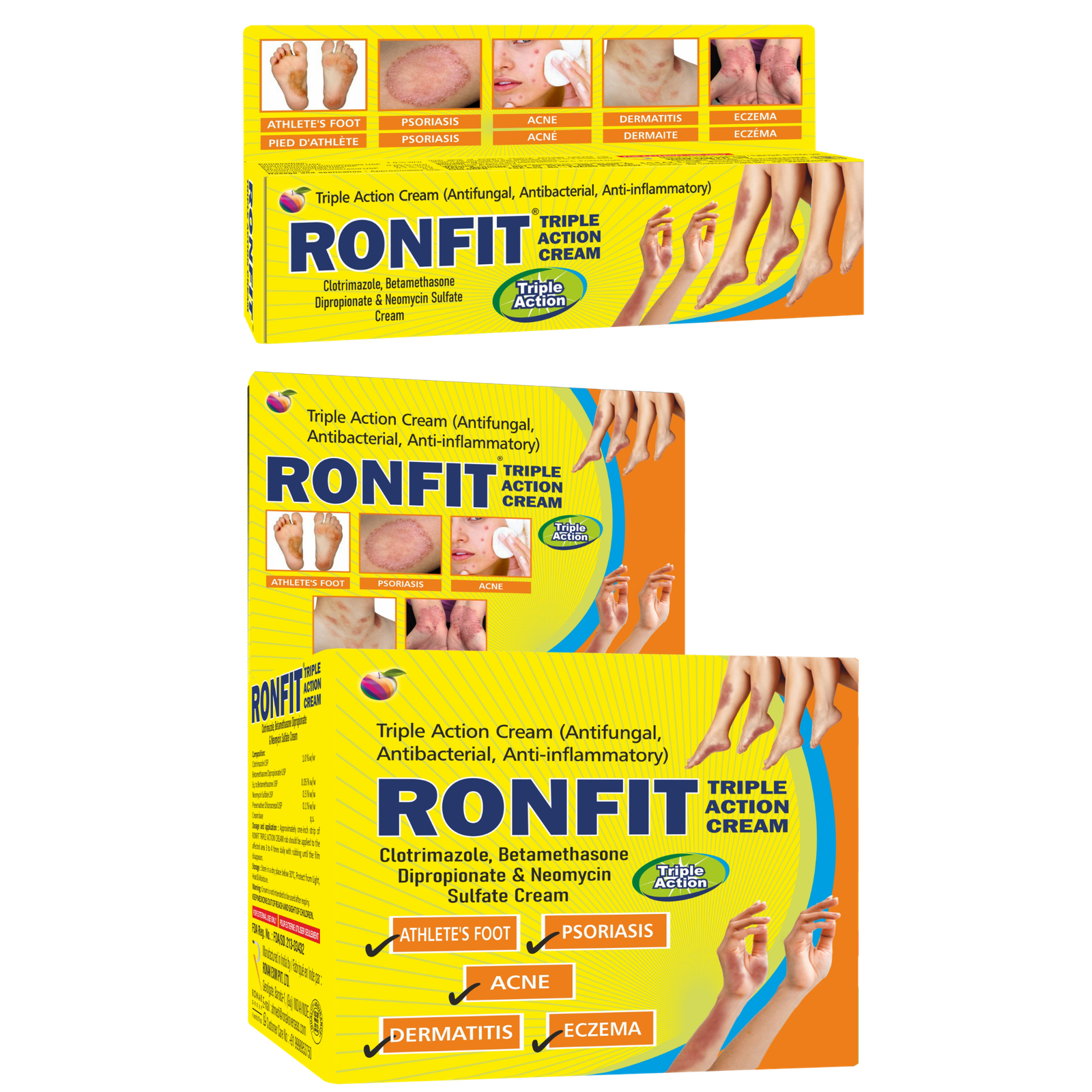 RONFIT Triple Action Cream pack