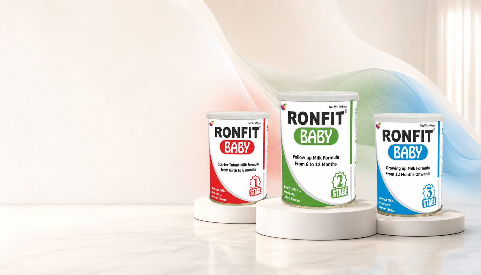 Ronfit infant nutrition product range